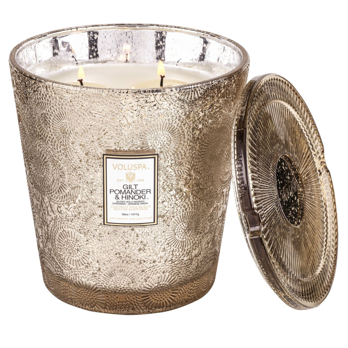 Bougie Japonica Hearth 3 mèches, Voluspa, visuel 2