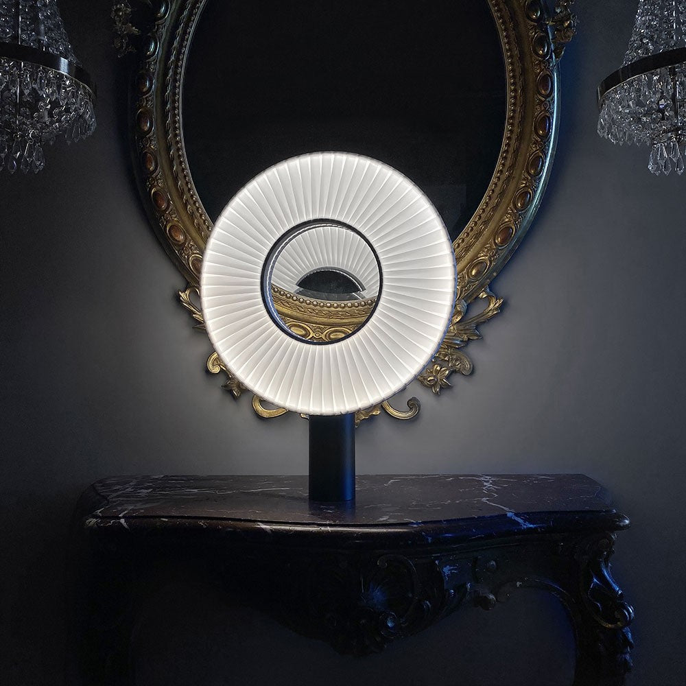 Lampe à poser IRIS H55 D40cm - coloris blanc, Dix Heures Dix, visuel 2