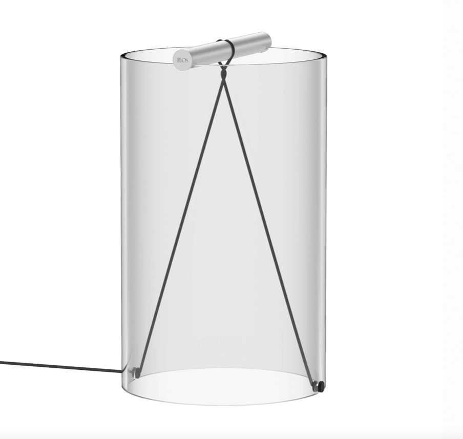 Lampe To-Tie T2 anodisée, Flos