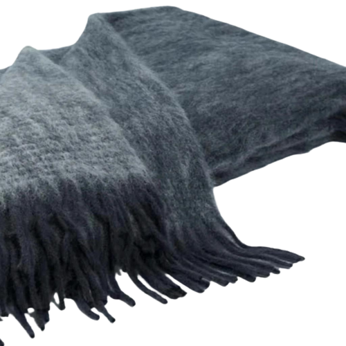 Plaid Diana 130x200cm (50% mohair, 48% laine, 2% polyamide), Mantas Ezcaray