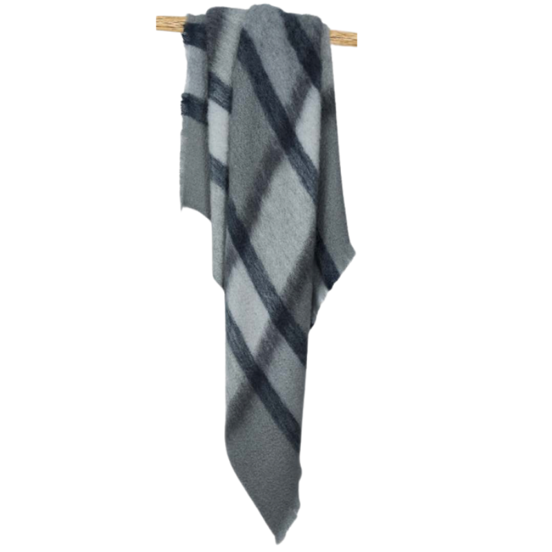 Plaid Mohair 130x200cm (73% mohair, 24% laine, 3% polyamide), Mantas Ezcaray, visuel 9