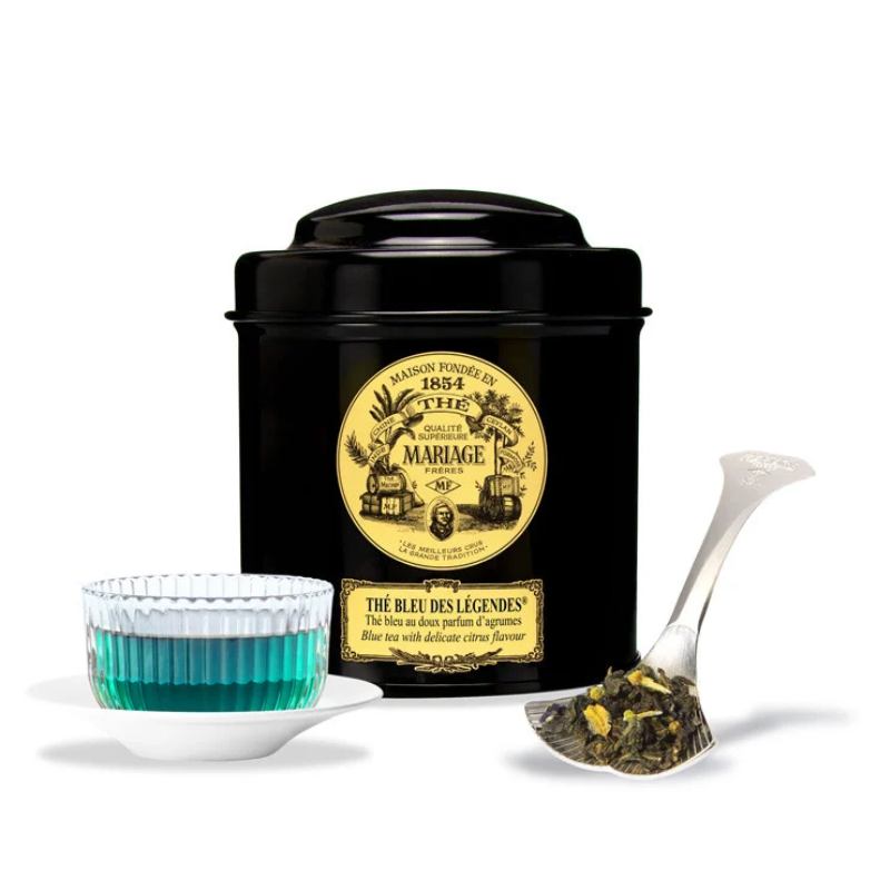 Thé bleu des légendes (boite de 100g), Mariage Frères