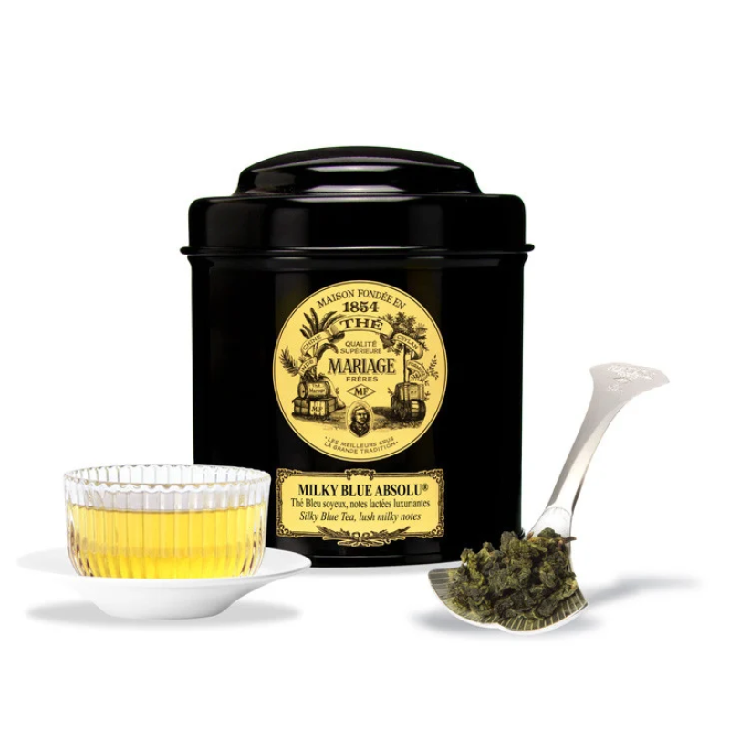 Thé Milky Blue absolu (boite de 100g), Mariage Frères