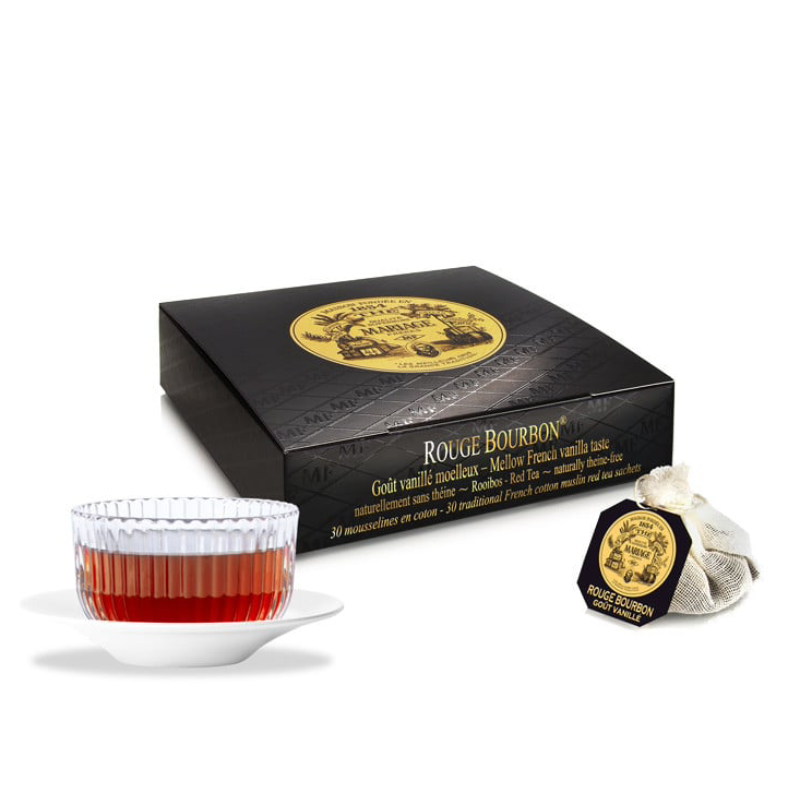 Mousselines Rouge Bourbon (boite de 30), Mariage Frères