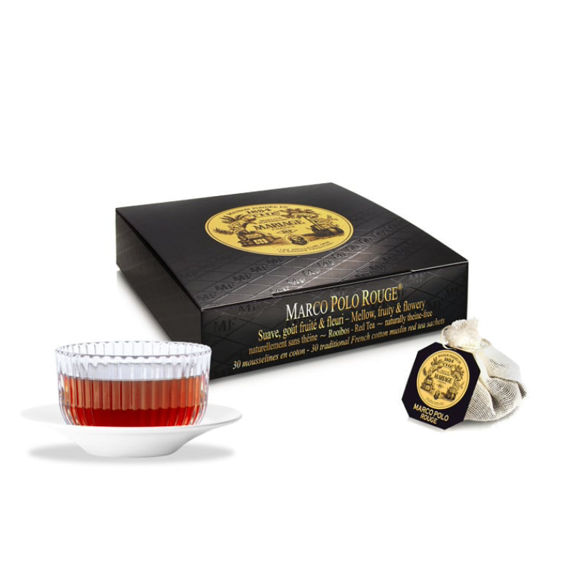 Mousselines Marco Polo rouge (boite de 30), Mariage Frères