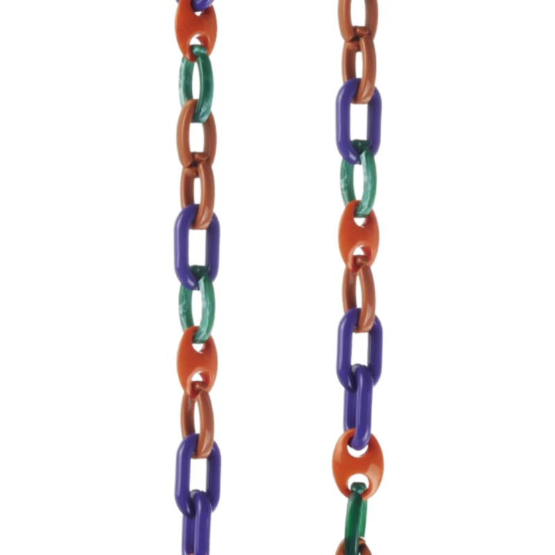 Chaine Alma violet et orange, La Coque Francaise, visuel 2