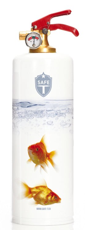 Extincteur design GoldFish - H29cm, Safe-t