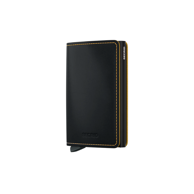 Porte-cartes Slim Matte (SM Black&Ochre), Secrid