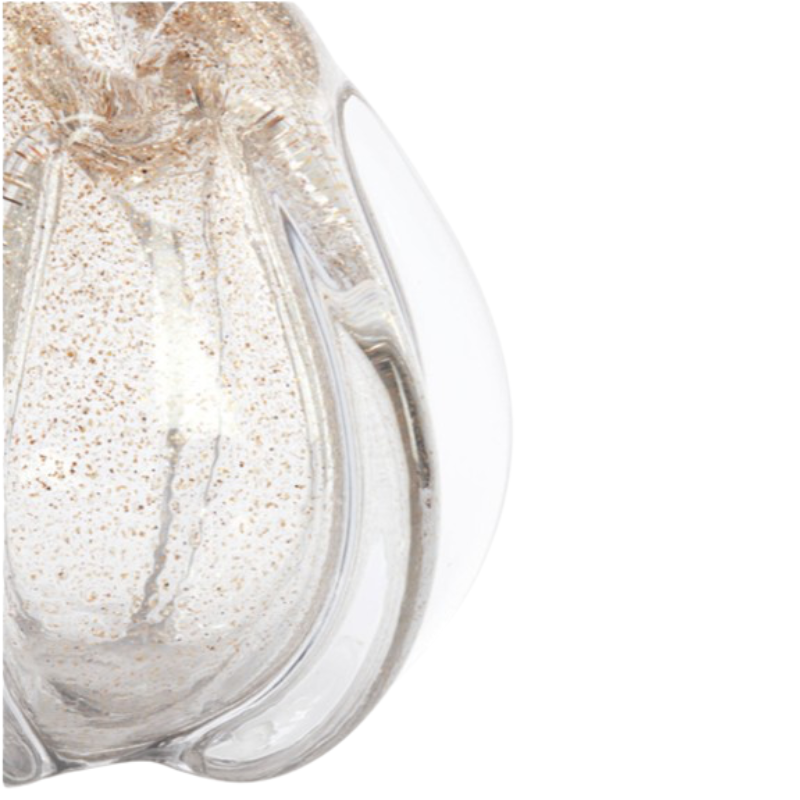Vase MURELA verre clair et sable brillant - h22cm, LLV, visuel 2
