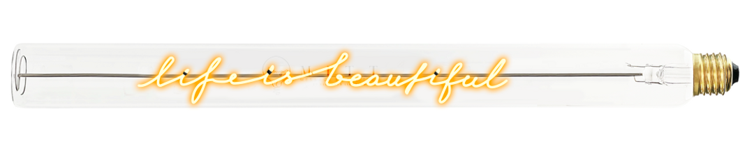 Message in the Tube - "La vie est belle", Elements Lighting, visuel 2