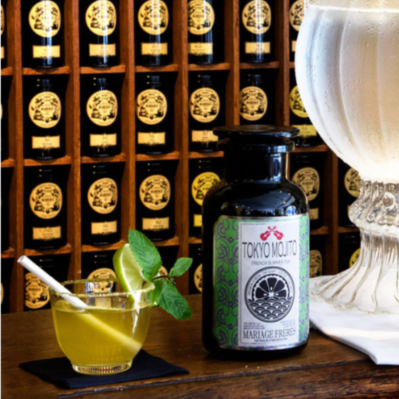 Flacon 160g thé vert glacé Tokyo Mojito, Mariage Frères, visuel 3