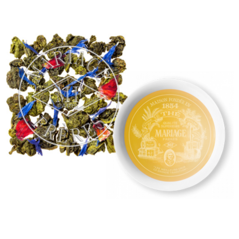 Flacon 160g thé bleu glacé Flower Summer, Mariage Frères, visuel 2