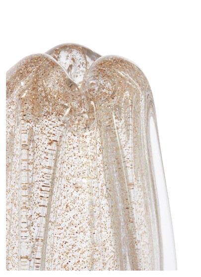 Vase MURELA verre clair et sable brillant - h30cm, LLV, visuel 2