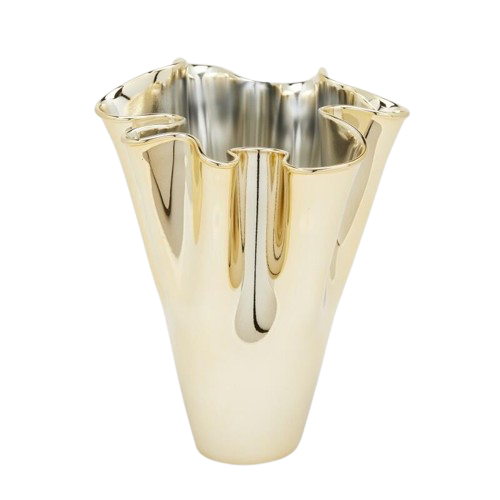 Vase Drapé gold, EDG