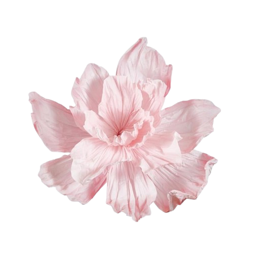 Pivoine géante D100 H70cm - rose clair, EDG