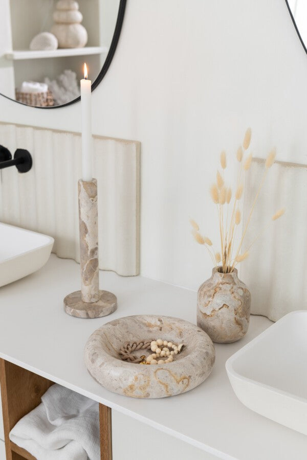 Set de 3 bougeoirs Marble, Jolipa, visuel 4