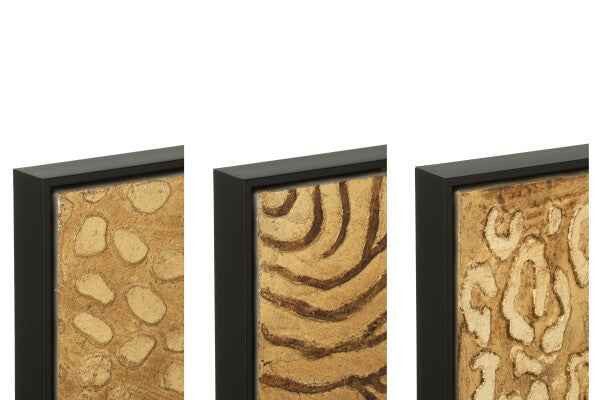 Set de 3 tableaux Gold Jungle, Jolipa, visuel 2