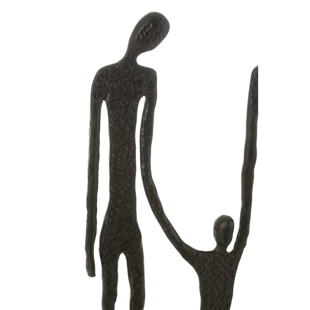 Sculpture Family H122cm aluminium noir, visuel 2
