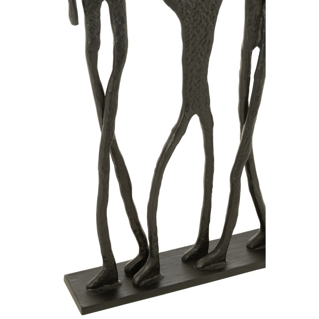 Sculpture Family H122cm aluminium noir, visuel 3