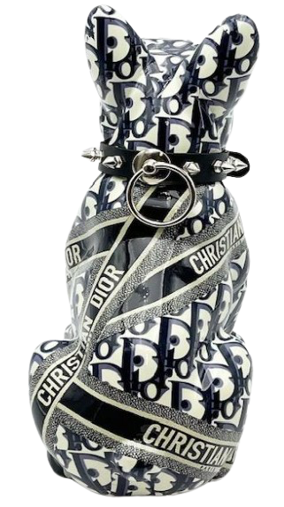 Sculpture Dog Noir Signature, Naor 26, visuel 2