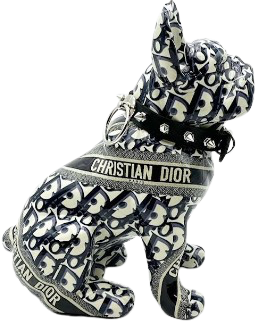 Sculpture Dog Noir Signature, Naor 26, visuel 3