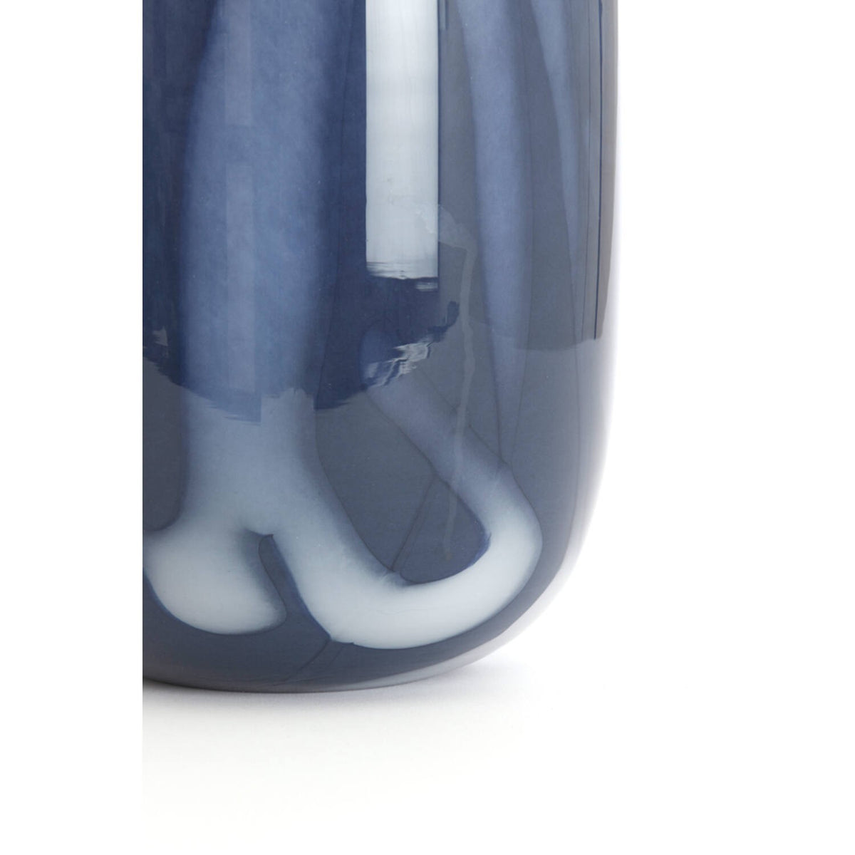 Vase KOBALA diam24cm H34cm bleu-crème, Light & Living, visuel 3