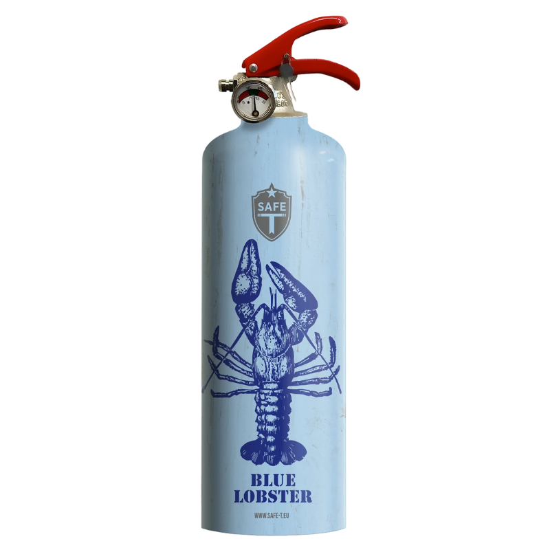 Extincteur design Blue Lobster - H29cm, Safe-t