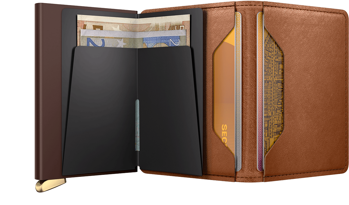 Porte-cartes Slim Premium (Emboss lines Cognac), Secrid, visuel 5