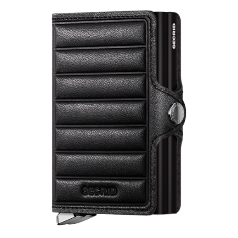 Porte-cartes Double Premium (Emboss lines Black), Secrid