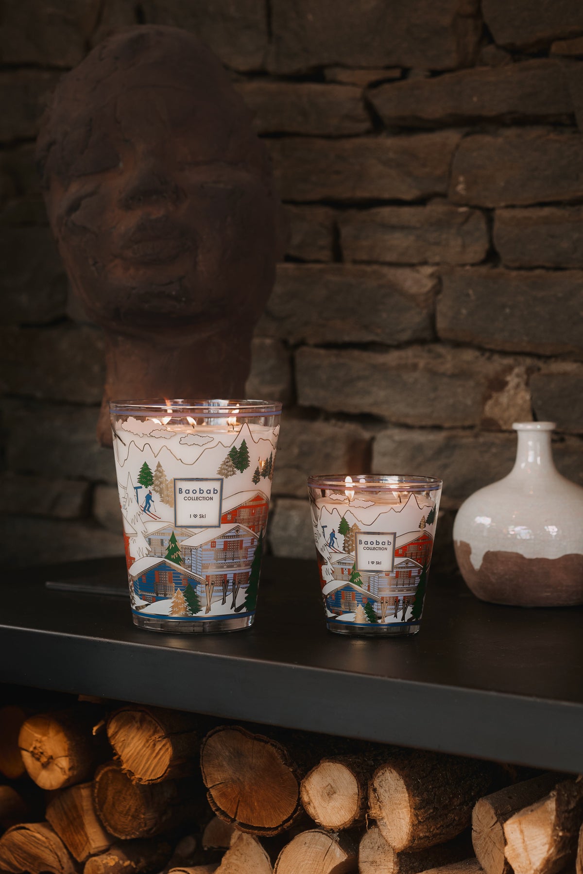 Bougie I love ski, Baobab Collection, visuel 9