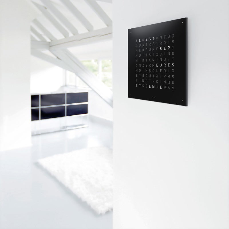 Façade acier laqué pour horloge Earth 45, Qlocktwo, visuel 8