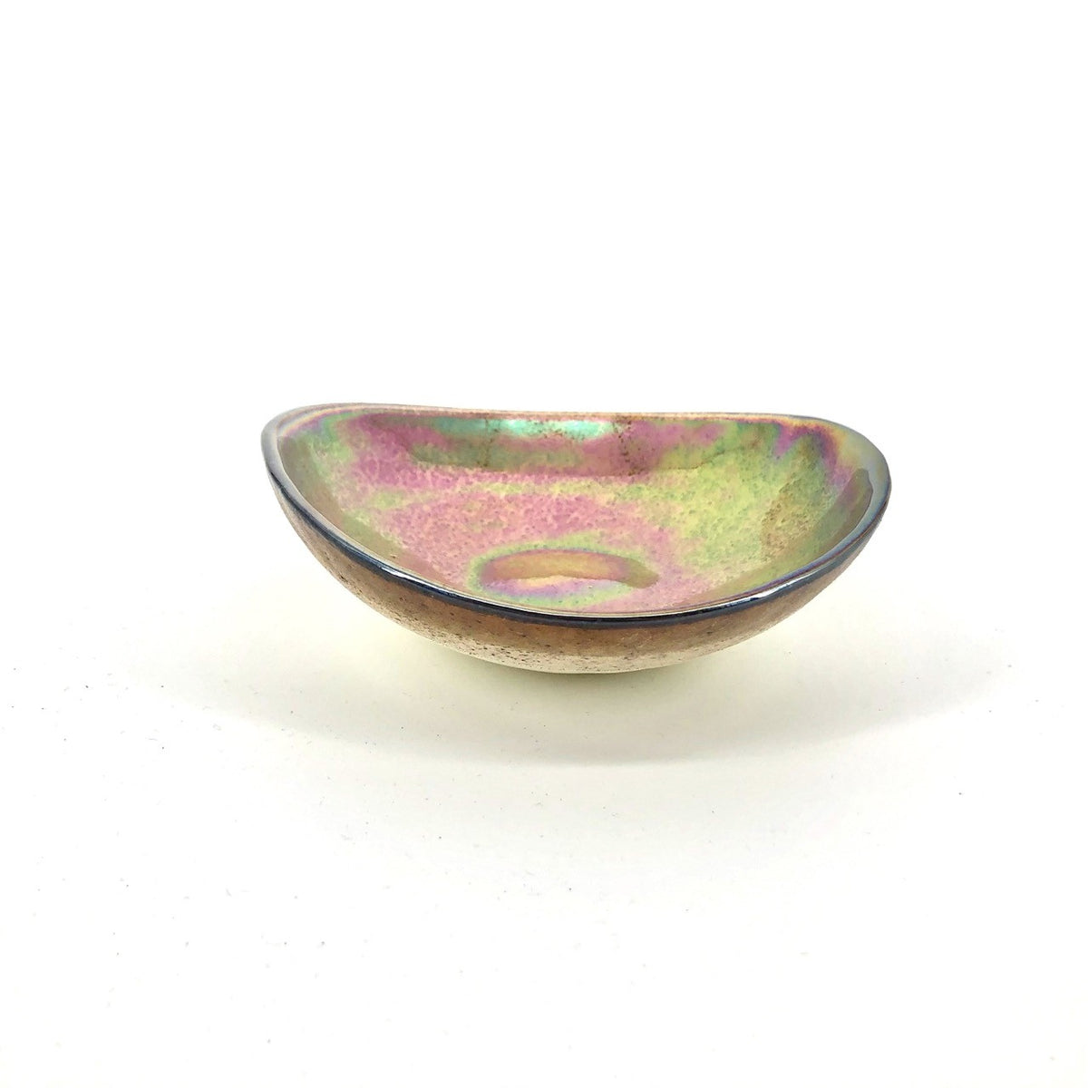 Coupelle Murano PIEGHETTA Topazio - diamètre 18cm H14cm, Yalos, visuel 2