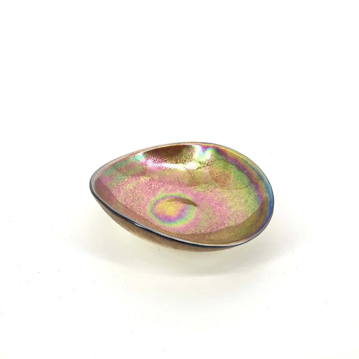 Coupelle Murano PIEGHETTA Topazio - diamètre 18cm H14cm, Yalos, visuel 3