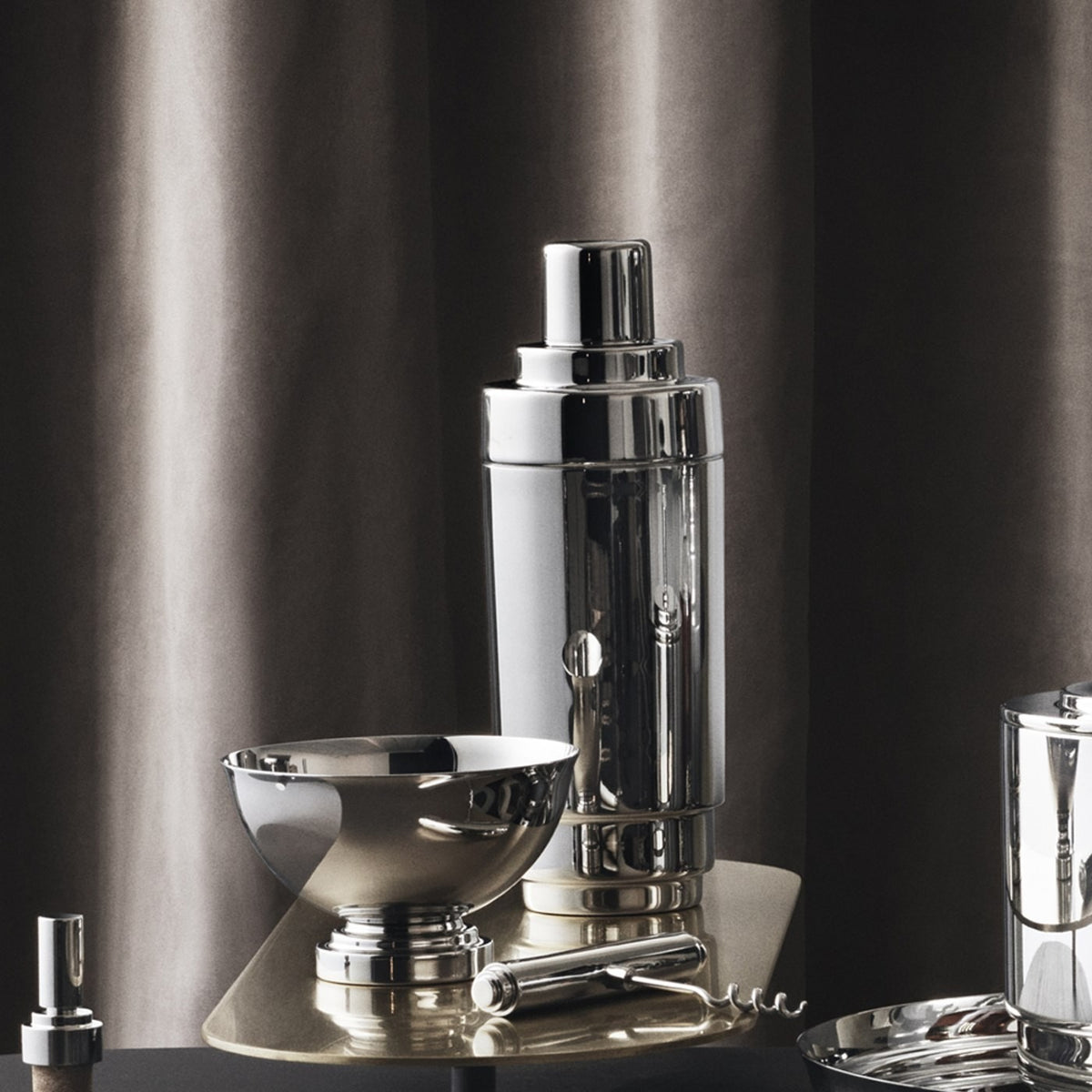 Shaker à cocktail Manhattan, Georg Jensen, visuel 4
