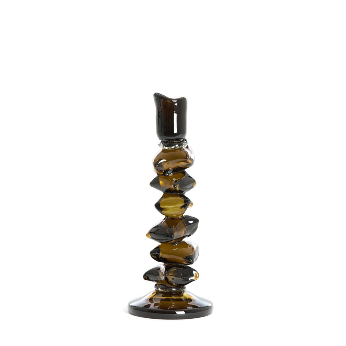 Bougeoir ESTIME M - vert olive, Light & Living