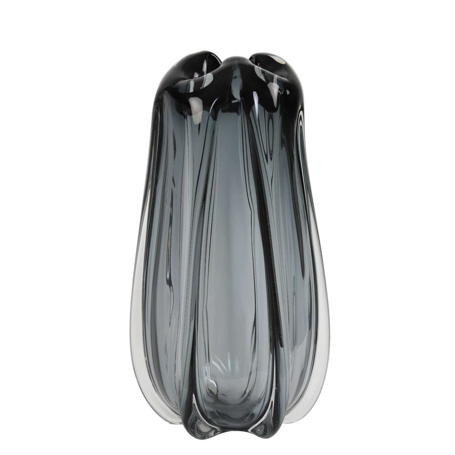 Vase MURELA XL diamètre 21cm H38cm - gris, Light & Living