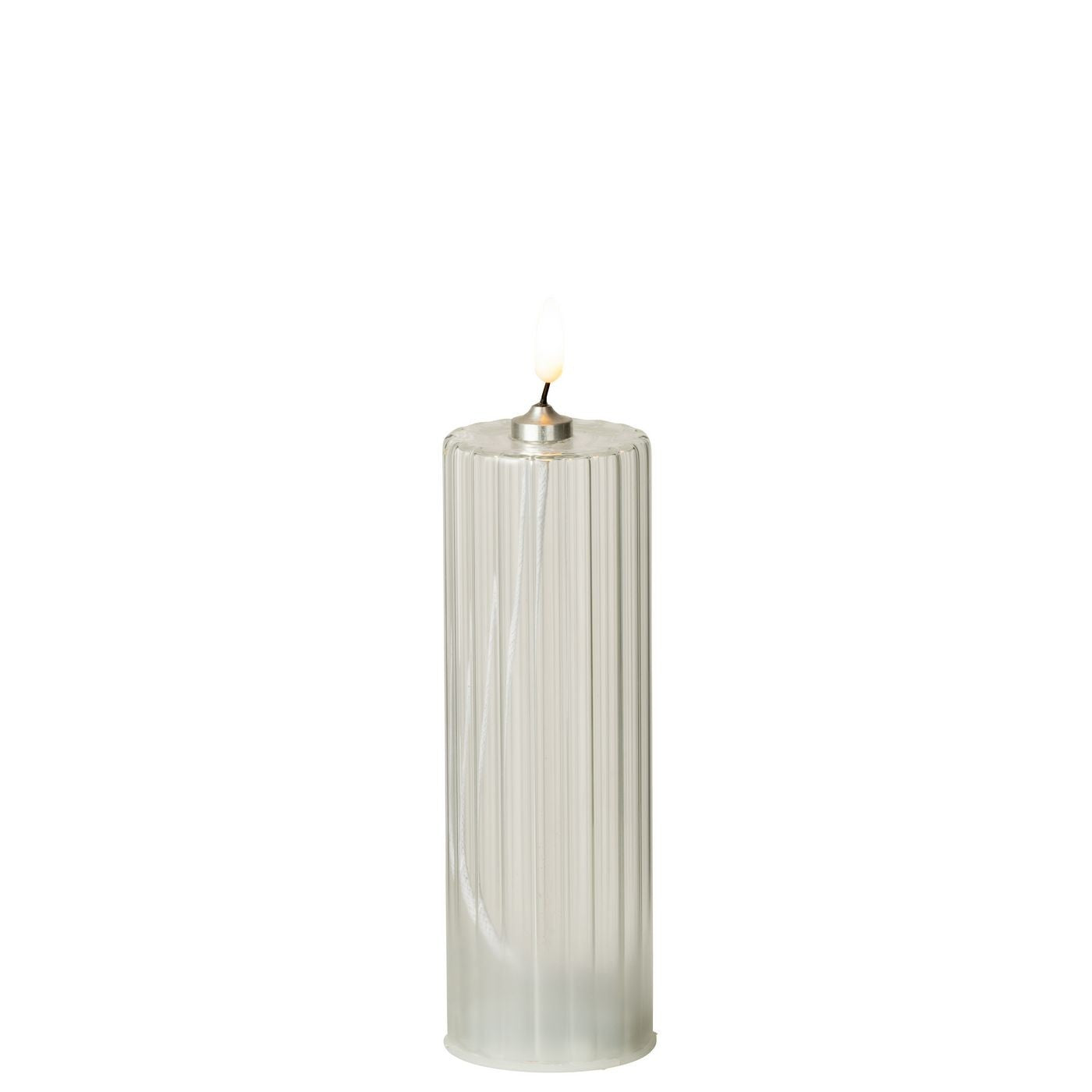 Bougie Led en verre L, Jolipa