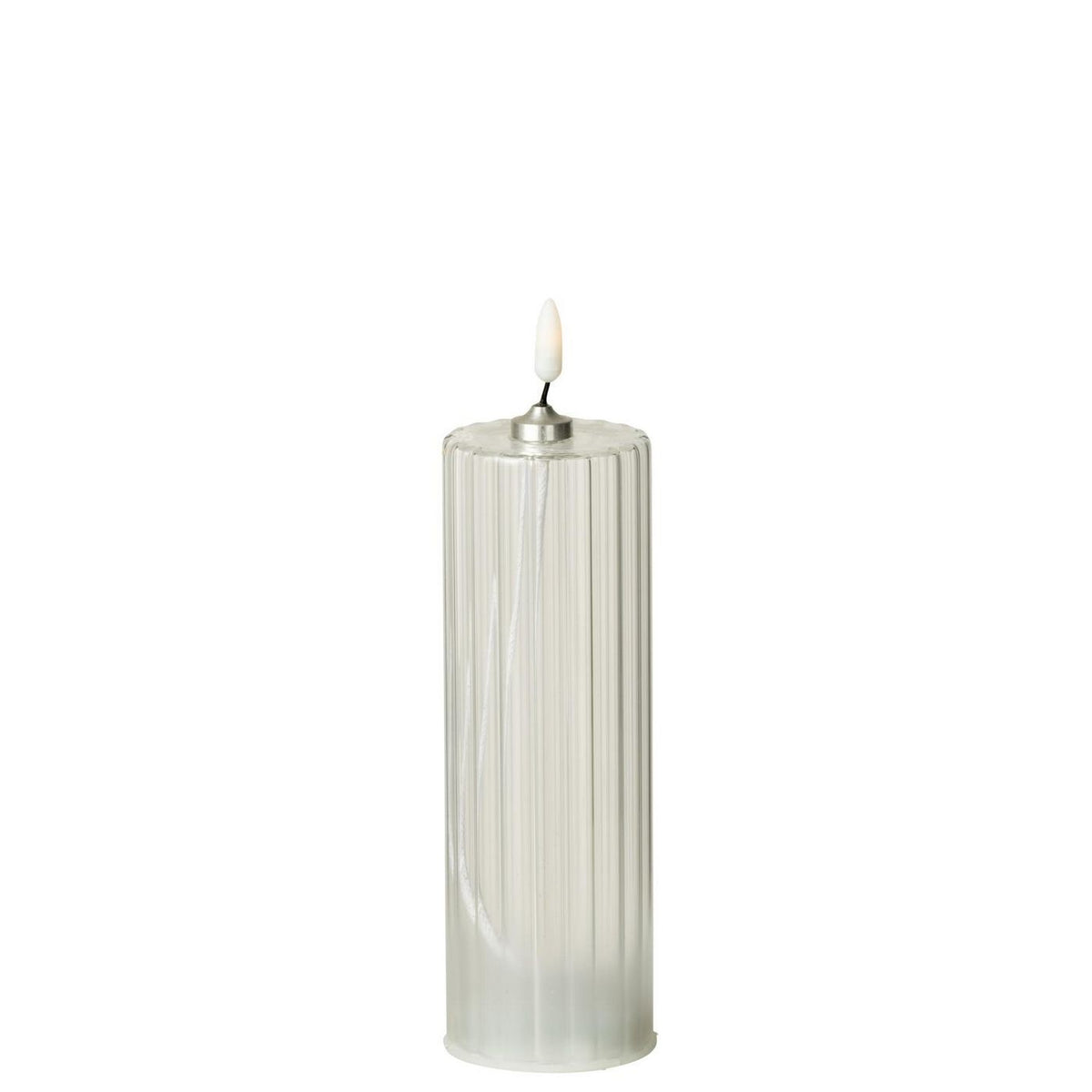 Bougie Led en verre L, Jolipa, visuel 2