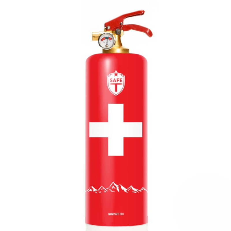 Extincteur design Swiss - H29cm, Safe-t