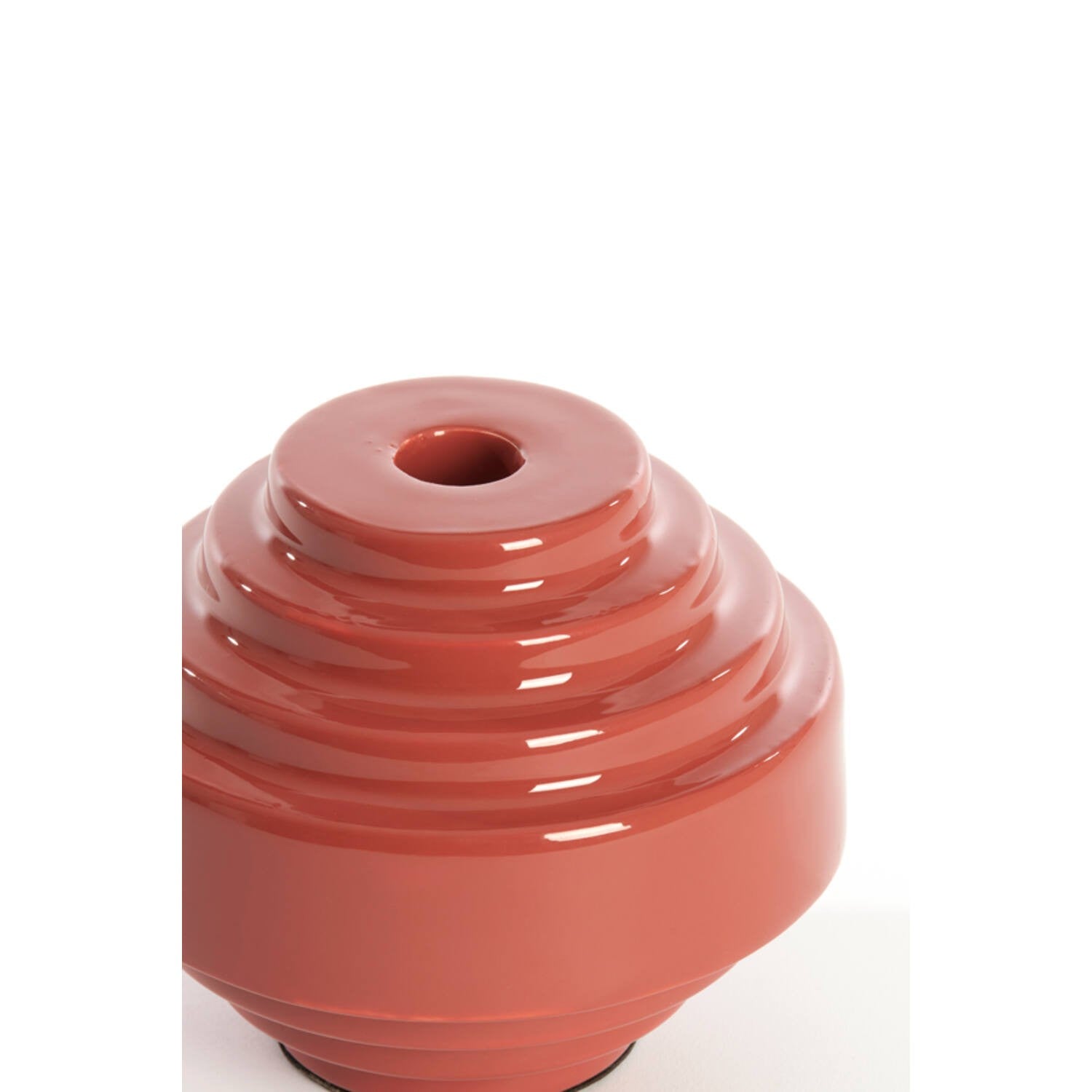 Photophore MANGA L terracota (bougie comprise), Light & Living, visuel 2