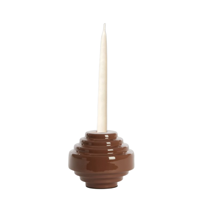 Photophore MANGA L brun (bougie comprise), Light & Living