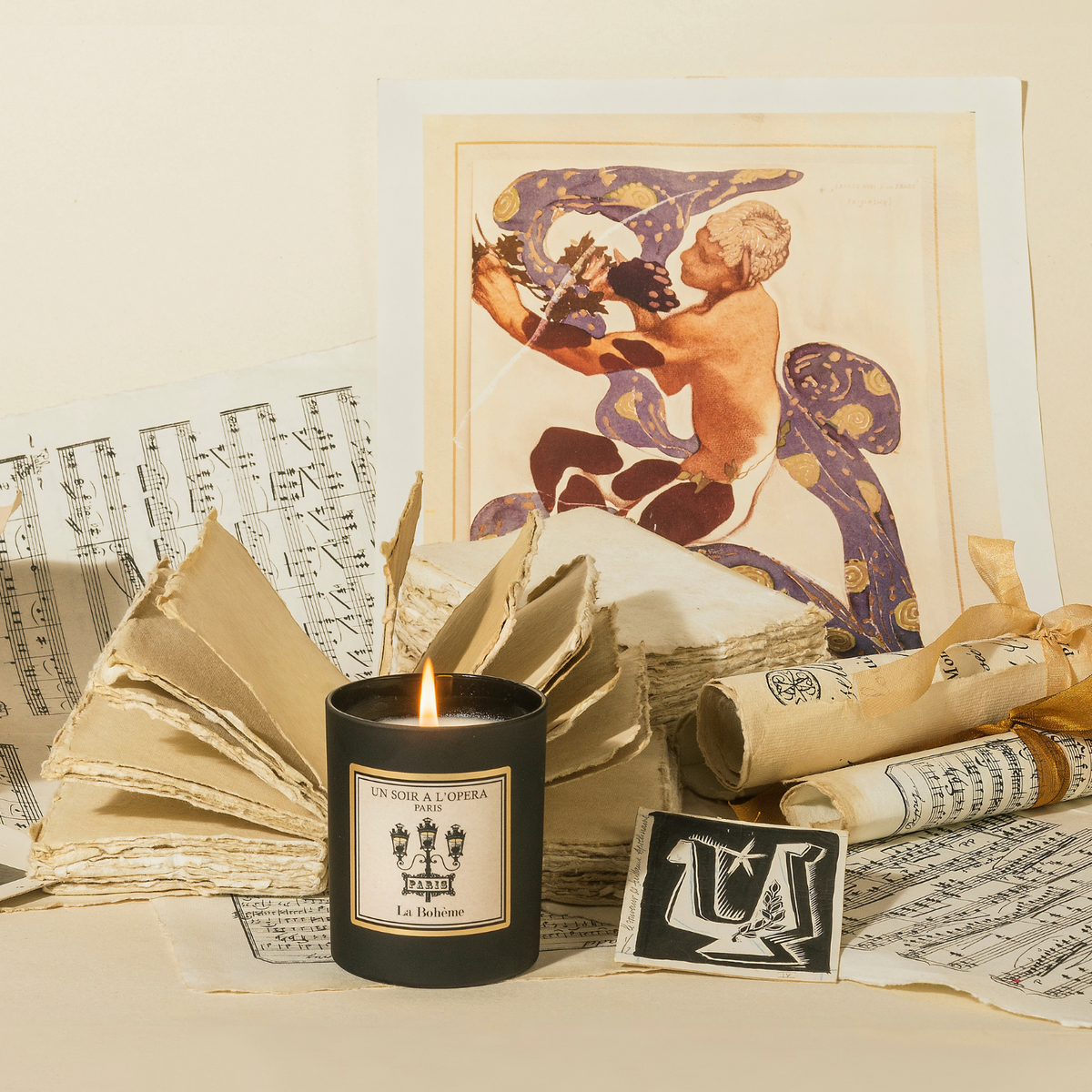 Bougie La Bohème 180g, Un Soir A L'opera, visuel 3