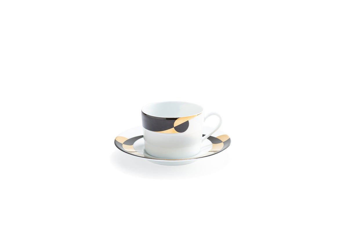 Tasse et soucoupe thé Vortex