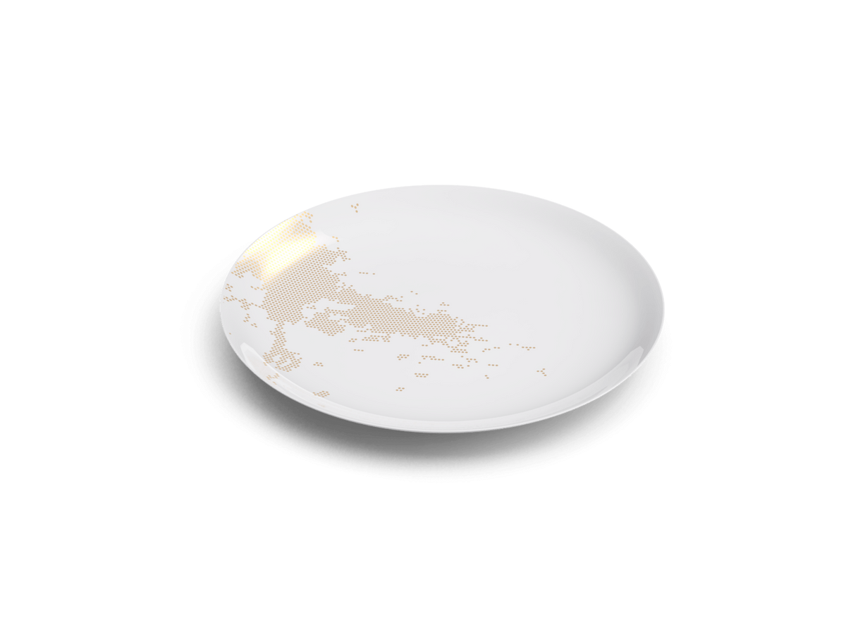 Assiette à dessert Ici et Maintenant, Non Sans Raison, visuel 2