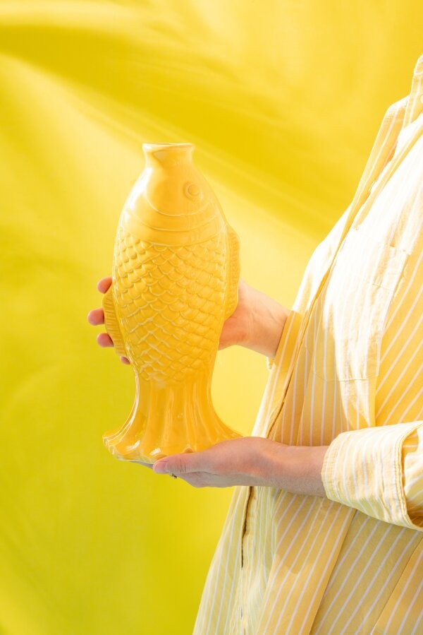 Vase soliflore Fish - jaune, Jolipa, visuel 2