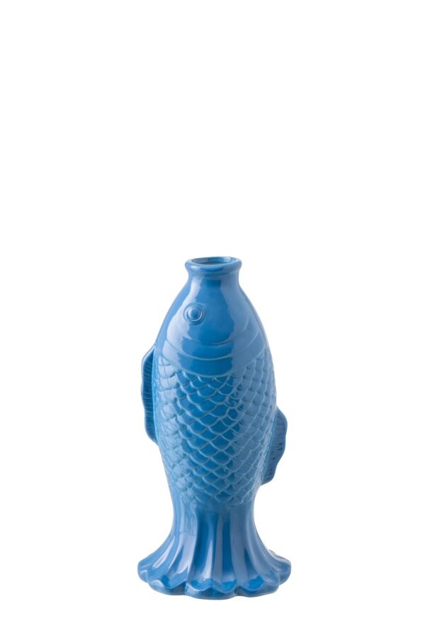Vase soliflore Fish - bleu, Jolipa