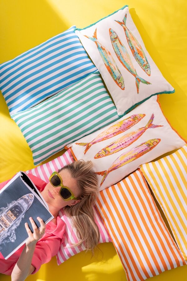 Coussin Summer rayures 50x30cm, Jolipa, visuel 10