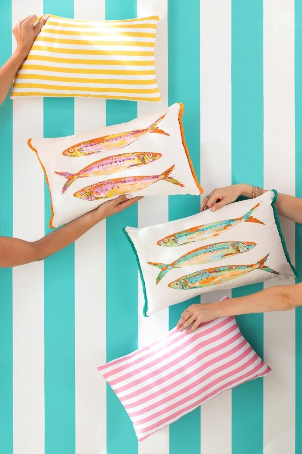 Coussin Summer rayures 50x30cm, Jolipa, visuel 11